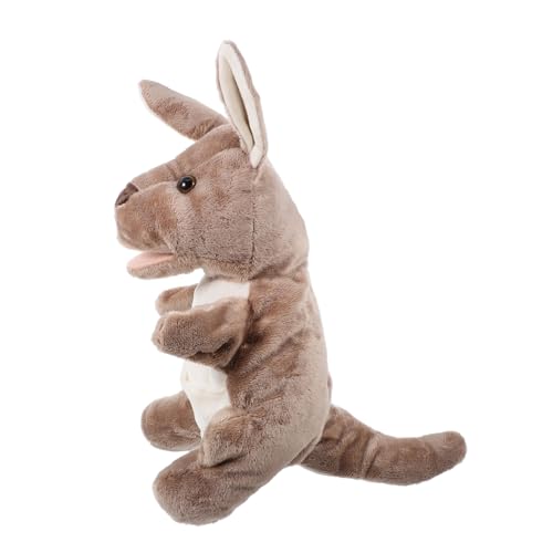 Toddmomy Interaktive Tier Handpuppe aus Weichem Plüsch Kindgerechtes Tier Handspielzeug für Fantasievolles Geschichtenerzählen und Kreatives Rollenspiel Geeignet für Erwachsene von Toddmomy
