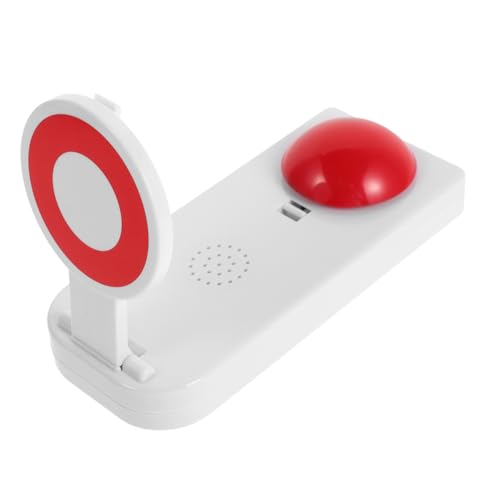 Toddmomy Interaktiver Roter Sound Button für Spielshow Schnappgerät Langlebig und Vielseitig für Team Building Klassenraum Quiz und Familienaktivitäten Fördert Reaktionsfähigkeit und von Toddmomy