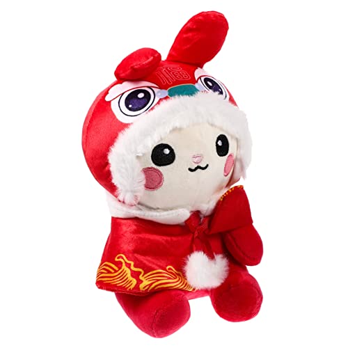 Toddmomy Jahr des Kaninchen -maskottchenspielzeugs Hase Tier Stofftier Dekorationsspielzeug Für Das Neue Jahr Nettes Ausgestopftes Tier Chinesisches Neujahr Stofftier Plüsch Toddmomy Jahr des Kaninchen -maskottchenspielzeugs Hase Tier Stofftier Dekorationsspielzeug Für Das Neue Jahr Nettes Ausgestopftes Tier Chinesisches Neujahr Stofftier Plüsch von Toddmomy