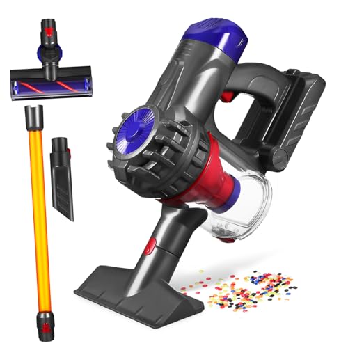 Toddmomy Junge Mädchen Staubsauger Set Bunter Sicherer und Langlebiger Reinigungsspielzeug für Saugköpfen für Lernen für Unterhaltung und Bildung von Toddmomy