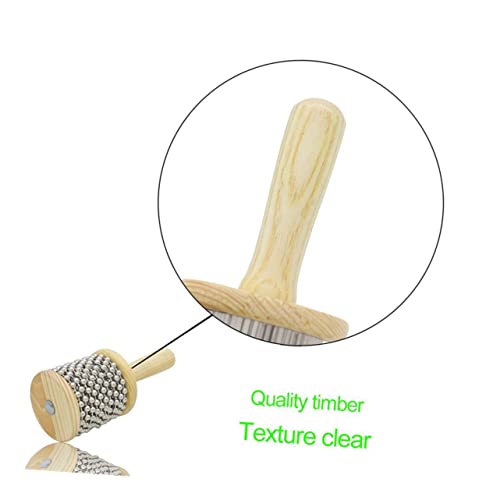 Toddmomy Kabaça Handshaker für Holz Percussion Instrument für Musikbegleitung und Leicht und Einfach zu Bedienen für Vorschule und Kreative von Toddmomy