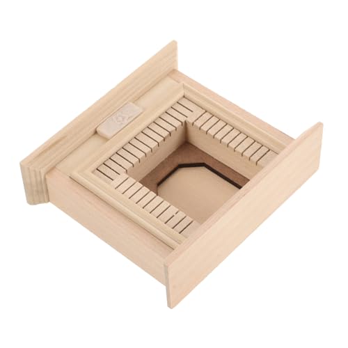 Toddmomy Kamin Modell für Puppenhaus Unbemaltes Möbel Zubehör für Kreative Dekoration und DIY Spielszene Kinderzimmer von Toddmomy