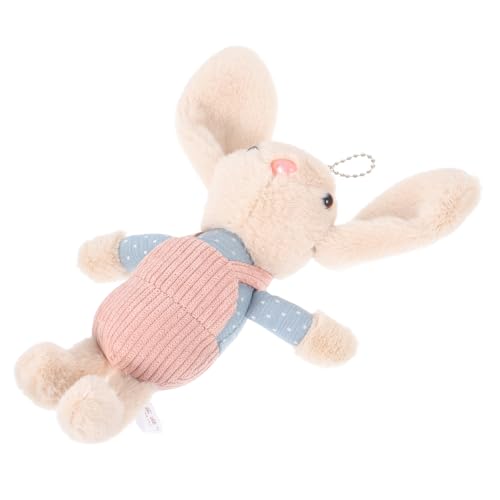 Toddmomy Kaninchen Plüschtier Süßer Hase Hase BabyRassel Hase Plüschhäschen Schlüsselanhänger Hasenspielzeug gefüllter Hasenplüsch Simulation Tiermodell PP Baumwolle von Toddmomy