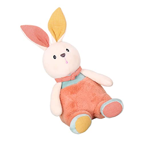 Toddmomy Kaninchenpuppenspielzeug Kaninchen -Stofftier Kaninchen Plüschtier Mädchen Aber Häschen-Plüschpuppen- gefülltes Puppengeschenk PP Baumwolle Bunt von Toddmomy