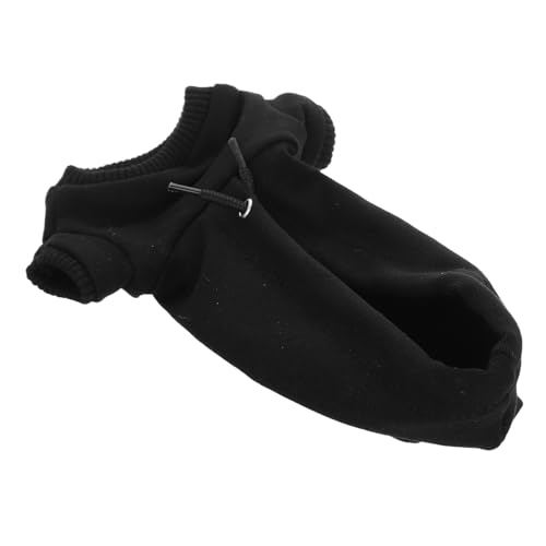 Toddmomy Kapuzenpullover für Puppen Puppenversorgung Kleiner süßer Kapuzenpullover süßer Mini-Hoodie puppenkleidung puppenzubehör Kleiner Puppenvorrat schöner Puppen-Hoodie Stoff Black von Toddmomy