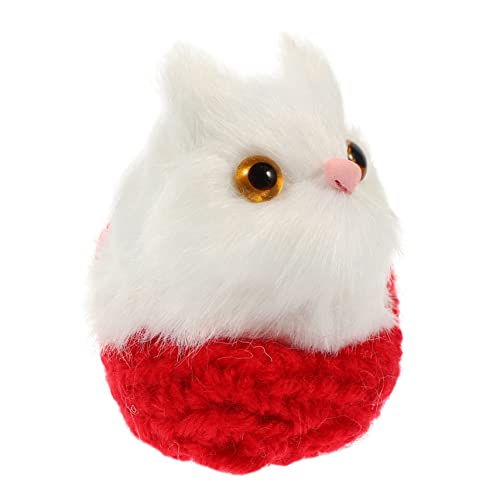 Toddmomy Katzenornamente Interaktive Katze Für Katzen Im Innenbereich Lustiges Katzenminzenspielzeug Plüsch Kuschelig Verspielt Weiche Haustier Tierdekorationen Wolle Katzenschmuck Toddmomy Katzenornamente Interaktive Katze Für Katzen Im Innenbereich Lustiges Katzenminzenspielzeug Plüsch Kuschelig Verspielt Weiche Haustier Tierdekorationen Wolle Katzenschmuck von Toddmomy