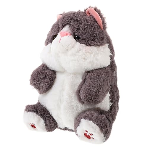 Toddmomy Katzenplüschspielzeug Süßes Stofftier Für Geburtstagsgeschenk Für Gemütliche Schlafzimmerdekoration Niedliches Kätzchen Für Umarmungen von Toddmomy