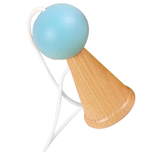 Toddmomy Kendama Holzspielzeug Handliches Koordinationsspielzeug für Handliche Geschicklichkeitsübung Motorisches Lernspielzeug für Jungen Mädchen Ab Jahren Robustes Wurf Fangspiel von Toddmomy