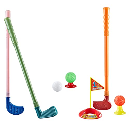 Toddmomy Kinder-Golfschläger-Set für Kleinkinder, Mini-Golf, für drinnen und draußen, Rasen-Spielzeug, Spielübung für Baby, Kind, Jungen, Mädchen von Toddmomy