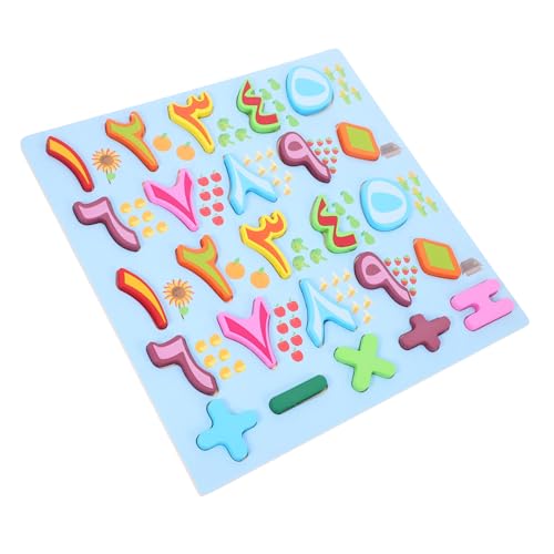 Toddmomy Kinder Holzzahlen Puzzle Montessori Game Lernspielzeug Für Kleinkinder Brieferkennung Und Bildungsübereinstimmung Spiel von Toddmomy