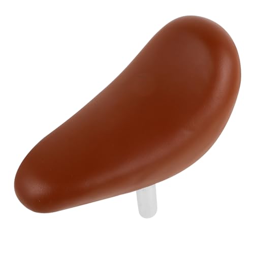Toddmomy Kinderfahrradsitz kindersitz kinderfahrrad zubehör Kinderradsitz Sitzpolster für Komfortabler Sitz bequemer Fahrradsitz für Damen Kissen fahrradsitz Pu Light Brown von Toddmomy