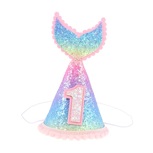 Toddmomy Kindergeburtstag Partyhut Meerjungfrau Design Farbverlauf Regenbogen Langlebiges Material Fotorequisit für Mädchen Geburtstagszubehör Toddmomy Kindergeburtstag Partyhut Meerjungfrau Design Farbverlauf Regenbogen Langlebiges Material Fotorequisit für Mädchen Geburtstagszubehör von Toddmomy