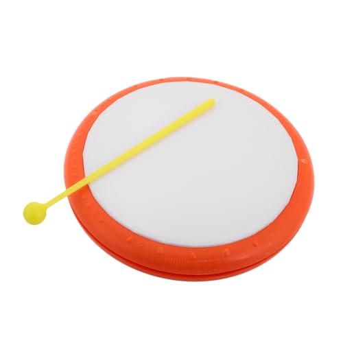 Toddmomy Kinderinstrumente Musikinstrument für Rhythmusinstrument Rhythmusspielzeug pädagogisches Musikinstrument Schlagtrommel Handtrommel aus Kunststoff Plastik von Toddmomy