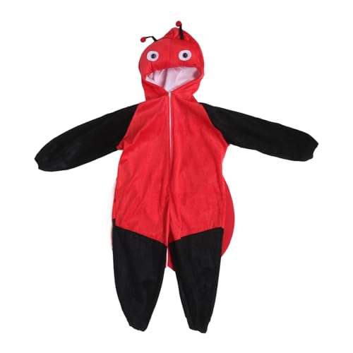 Toddmomy Kinderkleidung Plüschtier-Outfit süße flauschige Tierkleidung Marienkäferkostüm für kinderbekleidung Tier Verkleidung Bienenkostüm für Mädchen Kostüme Stoff von Toddmomy