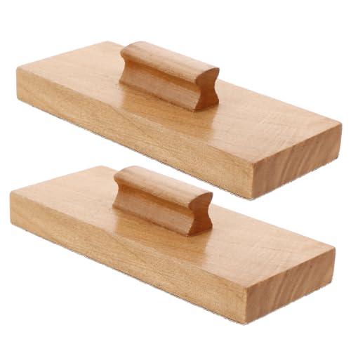 Toddmomy Kindgerechtes Orff Musikinstrument Sandblock aus Holz Fördert Musikalische Wahrnehmung und Sensorische Entwicklung Sandklöppel für Kreative Musikspiele Geeignet für Kleinkinder Toddmomy Kindgerechtes Orff Musikinstrument Sandblock aus Holz Fördert Musikalische Wahrnehmung und Sensorische Entwicklung Sandklöppel für Kreative Musikspiele Geeignet für Kleinkinder von Toddmomy