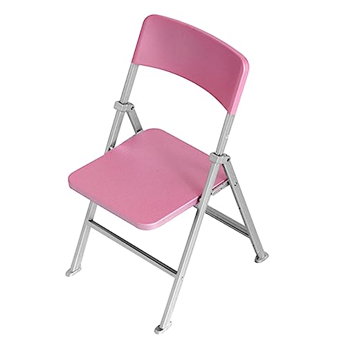 Toddmomy Klappstuhl für Puppenhaus Realistisches Design für Mini Hausdekoration und Kinderspielzeug Perfektes Zubehör für Kreative Szenen von Toddmomy