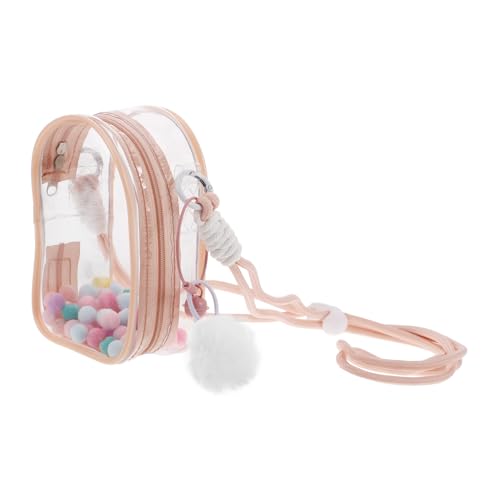 Toddmomy Klarer Aufbewahrungsbeutel für Mini Figuren mit Schultergurt und Pompons Staubdichte wasserdichte Tasche für Puppen und Kleine Sammlerstücke Rosa Toddmomy Klarer Aufbewahrungsbeutel für Mini Figuren mit Schultergurt und Pompons Staubdichte wasserdichte Tasche für Puppen und Kleine Sammlerstücke Rosa von Toddmomy