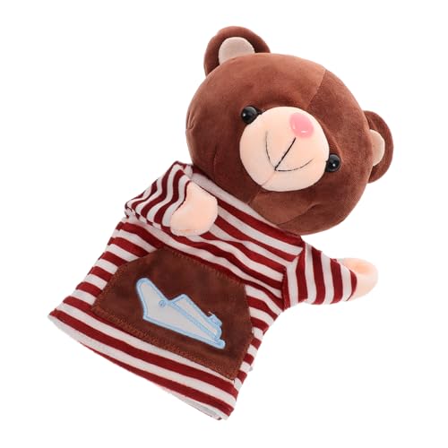 Toddmomy Klassische Handpuppe Bär aus Plüsch für Interaktive Erzählspielzeuge für Familienaktivitäten und Unterricht Niedliches Tier für Frühe Bildung Toddmomy Klassische Handpuppe Bär aus Plüsch für Interaktive Erzählspielzeuge für Familienaktivitäten und Unterricht Niedliches Tier für Frühe Bildung von Toddmomy