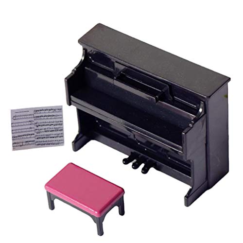 Toddmomy Klavier Tastatur Spielzeug für Kinder Puppenhaus Klavier Modell Miniatur Hocker Musical Instruments Pädagogisches Spielzeug für Micro Landschaft Fee Garten Schwarz Toddmomy Klavier Tastatur Spielzeug für Kinder Puppenhaus Klavier Modell Miniatur Hocker Musical Instruments Pädagogisches Spielzeug für Micro Landschaft Fee Garten Schwarz von Toddmomy