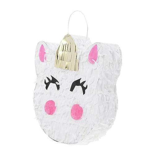 Toddmomy Kleine Einhorn Pinata Kindergeburtstag zum Befüllen mit Süßigkeiten Leichte Papier Piñata zum Aufhängen Kreative Party Dekoration für Mädchen und Jungen Toddmomy Kleine Einhorn Pinata Kindergeburtstag zum Befüllen mit Süßigkeiten Leichte Papier Piñata zum Aufhängen Kreative Party Dekoration für Mädchen und Jungen von Toddmomy
