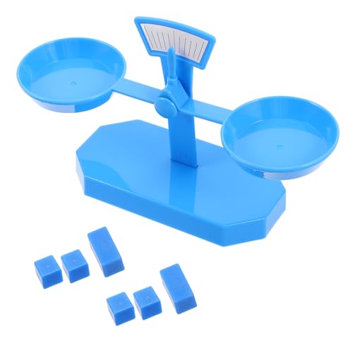 Toddmomy Kleine Experimentelle Hebelwaage Mathe Waage Waagschale Für Das Klassenzimmer Schulgewichtswaage Lehrinstrument Waage Mathe Waage Mathe Spiel Vorschule Kunststoff Blau von Toddmomy
