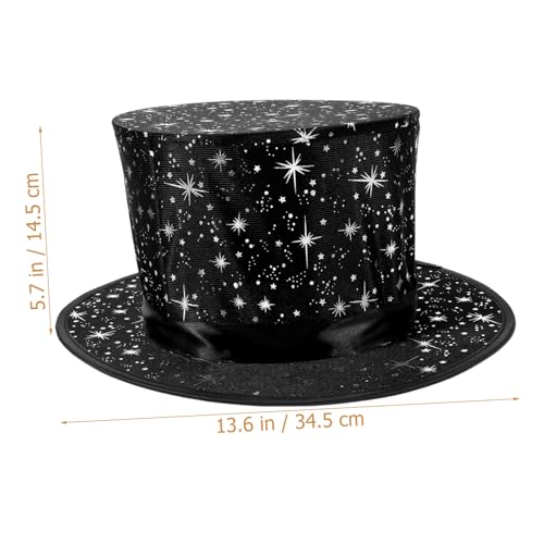 Toddmomy Kleiner Faltbarer Zylinderhut mit Eingebautem Federsystem für Bühnenzauberer Leicht und Tragbar für Zaubertricks und Verkleidungen bei Halloween und Aufführungen Toddmomy Kleiner Faltbarer Zylinderhut mit Eingebautem Federsystem für Bühnenzauberer Leicht und Tragbar für Zaubertricks und Verkleidungen bei Halloween und Aufführungen von Toddmomy
