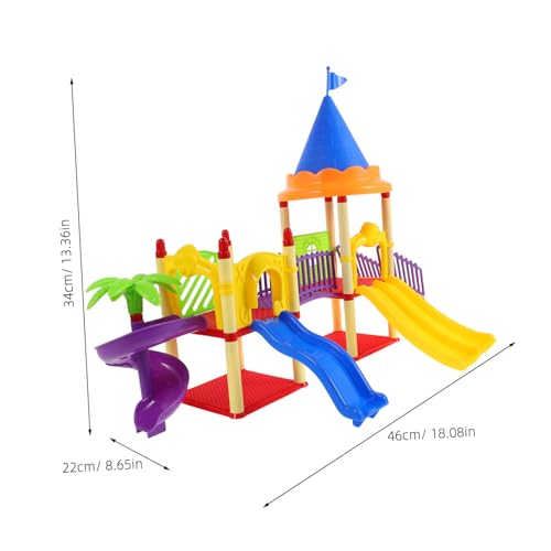 Toddmomy Kleines Puppenhaus Spielplatzmodell mit Detailreichem Rutschenturm Kindgerechtes Spielplatzspielzeug Dekoratives Accessoire für Kreative Kinderzimmer und Fantasievolle Spielwelten Toddmomy Kleines Puppenhaus Spielplatzmodell mit Detailreichem Rutschenturm Kindgerechtes Spielplatzspielzeug Dekoratives Accessoire für Kreative Kinderzimmer und Fantasievolle Spielwelten von Toddmomy