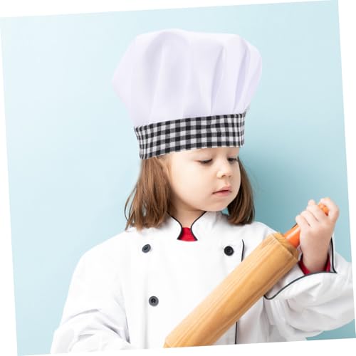 Toddmomy Kochkostüm mit Kurzarm Bluse Schürze und Hut Unisex Kinderkoch Uniform für Rollenspiele Karneval Halloween Schulveranstaltungen Passend von Toddmomy