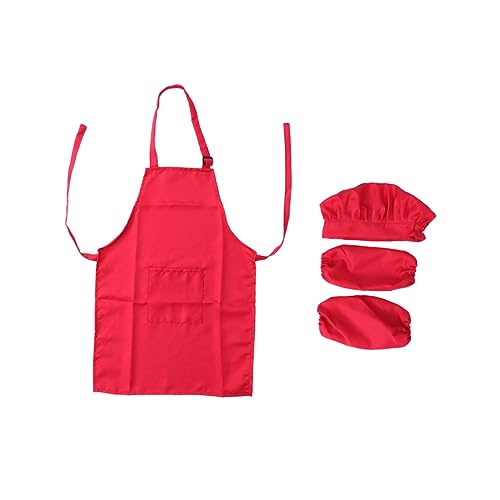Toddmomy Kochset Für Komplettes Set Mit Kochmütze Schürze Und Handschuhen Backen Für Jahre Mittlere Rot Toddmomy Kochset Für Komplettes Set Mit Kochmütze Schürze Und Handschuhen Backen Für Jahre Mittlere Rot von Toddmomy