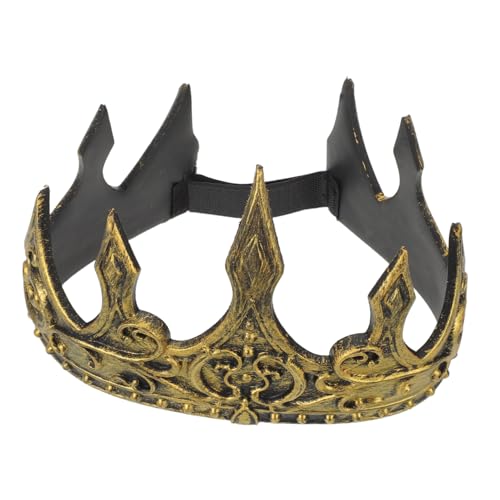 Toddmomy Königskrone für Jungen Klassische Mittelalterliche Geburtstagskrone Leicht zu Reinigen Vielseitig für Halloween Kostümparty und Bühnenauftritte Langlebig und Bequem Toddmomy Königskrone für Jungen Klassische Mittelalterliche Geburtstagskrone Leicht zu Reinigen Vielseitig für Halloween Kostümparty und Bühnenauftritte Langlebig und Bequem von Toddmomy