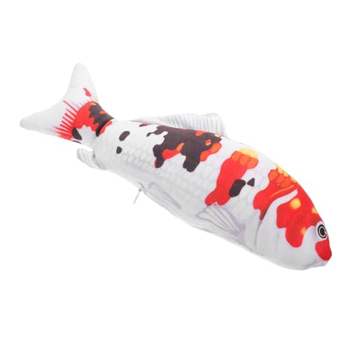 Toddmomy Koi Kawaii Kissen Simuliertes Tierplüschkissen Kuscheltiere Simulations Plüschtier Lebensechtes Fischspielzeug Kawaii Lebensmittelplüsch Cartoon Plüschtier Süßes Zeug von Toddmomy