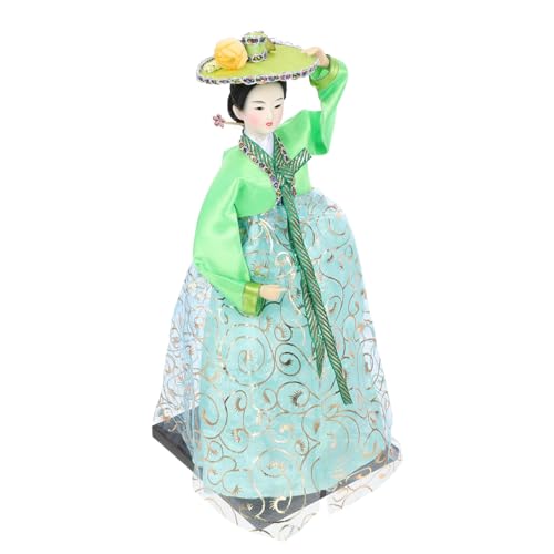 Toddmomy Koreanische Stilpuppe Handgefertigte Figur mit Traditioneller Kleidung Dekorationsobjekt und Sammlerstück oder Souvenir Farbenfrohes Design Toddmomy Koreanische Stilpuppe Handgefertigte Figur mit Traditioneller Kleidung Dekorationsobjekt und Sammlerstück oder Souvenir Farbenfrohes Design von Toddmomy