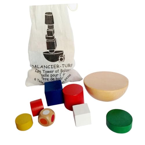 Toddmomy Kreatives Holz Balance Set Für Pädagogisches Stapelspielzeug Koordination Und Selbstbewusstsein Farben von Toddmomy