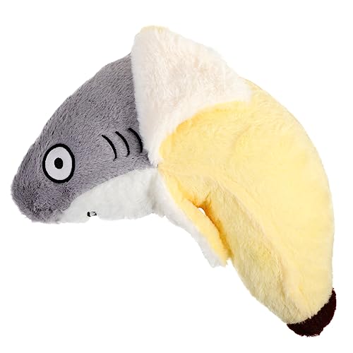 Toddmomy Kreatives Plüschhai Kissen Niedliches Cartoon Wurfkissen für Sofa Couch und Dekoration Flauschiges für Erwachsene Wohnaccessoire von Toddmomy