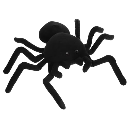 Toddmomy Kreatives Schwarzes Spinnen Plüschtier Weiches Kuscheltier mit Lebensechtem Design Dekoratives Kissen für Kinderzimmer Wohnzimmer und Schlafbegleiter für Erwachsene Toddmomy Kreatives Schwarzes Spinnen Plüschtier Weiches Kuscheltier mit Lebensechtem Design Dekoratives Kissen für Kinderzimmer Wohnzimmer und Schlafbegleiter für Erwachsene von Toddmomy