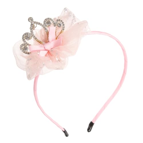Toddmomy Kronen Stirnband für Geburtstag Leichtes Langlebiges Stirnband mit Silberner Glitzer Krone Sichere Materialien Elegantes Design für Kleine Mädchen und Geburtstagsfeiern von Toddmomy
