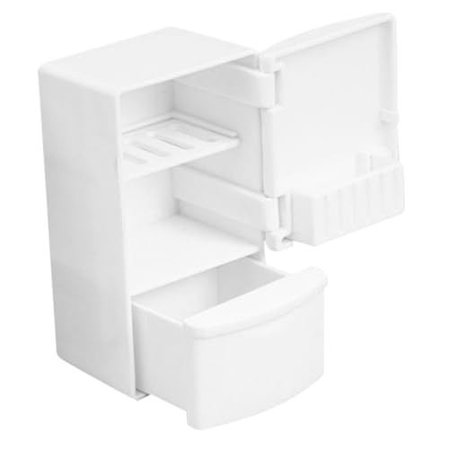 Toddmomy Kühlschrank Für Puppenhaus Weißes Puppenmöbel Aus Langlebig Detailgetreu Für DIY Szenen Perfektes Für Sammler Toddmomy Kühlschrank Für Puppenhaus Weißes Puppenmöbel Aus Langlebig Detailgetreu Für DIY Szenen Perfektes Für Sammler von Toddmomy