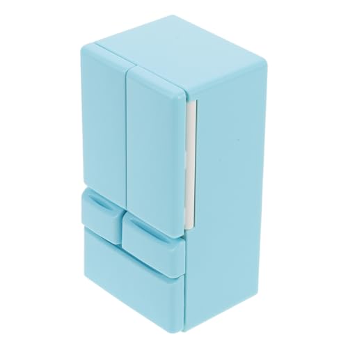 Toddmomy Kühlschrankmodell Spielzeugszene Süßes Kühlschrankmodell Mini Kühlschrankdekor Puppenhaus Küchenbedarf Puppenhausmöbel Kleiner Mini Kühlschrank Mini Puppenhauszubehör von Toddmomy