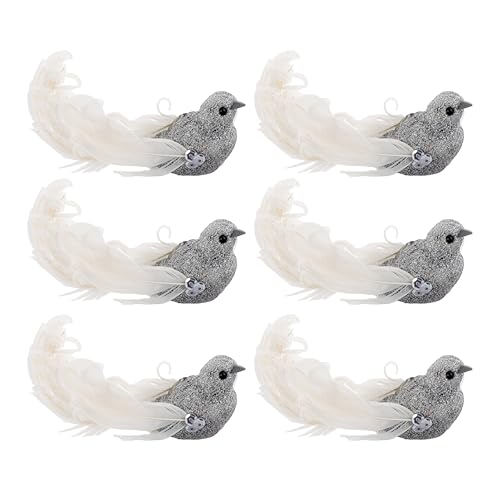 Toddmomy Künstliche Vögel Heimdekoration Künstliche Tiere Vogelornamente Baum Vogeldekor Simulierte Vögel Künstliche Vögel Kunsthandwerk Vogelstatue Vogeldekoration von Toddmomy