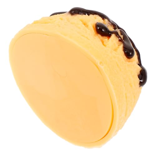 Toddmomy Künstliches Eiscreme Dekorationsmodell Lebensnahe PVC Eiskugel für Fotografie und Party Dekoration Kleiner Mango Toddmomy Künstliches Eiscreme Dekorationsmodell Lebensnahe PVC Eiskugel für Fotografie und Party Dekoration Kleiner Mango von Toddmomy