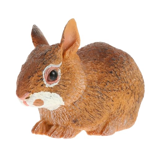 Toddmomy Künstliches Kaninchenmodell Kunststoff Niedliche Hasenfigur für Kinderzimmer Dekoration Langlebiges Home Decor für Lernspiele und Puppenhaus Zubehör von Toddmomy