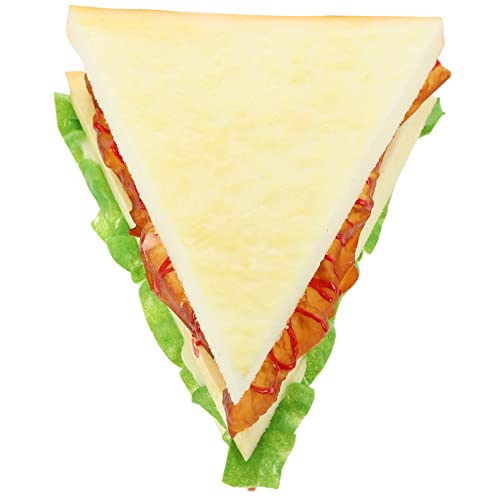 Toddmomy Künstliches Sandwichmodell Aus PU Material Realistische Brot Requisite Für Dekoration Und Fotografie Für Küchen Und Restaurant Designs Langlebig Und Pflegeleicht Toddmomy Künstliches Sandwichmodell Aus PU Material Realistische Brot Requisite Für Dekoration Und Fotografie Für Küchen Und Restaurant Designs Langlebig Und Pflegeleicht von Toddmomy