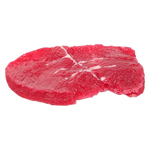 Toddmomy Künstliches Steak Realistische Steak Attrappe für Dekoration Küche und Restaurant Leicht und Langlebig für Fleischliebhaber Modell für Fotografie und Ausstellungen von Toddmomy