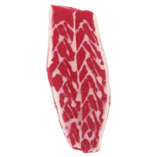 Toddmomy Künstliches Wagyu Rindfleisch Modell Realistische Fleischdekoration Restaurant Requisite Festival Deko für Hotel Küche Food Prop Simulation von Toddmomy