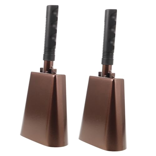 Toddmomy Kuhglocke mit Griff Ergonomisches Party Instrument für Sportveranstaltungen und Feiern und Langlebig zum Anfeuern und Musizieren Toddmomy Kuhglocke mit Griff Ergonomisches Party Instrument für Sportveranstaltungen und Feiern und Langlebig zum Anfeuern und Musizieren von Toddmomy