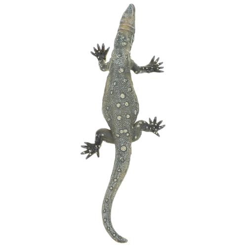 Toddmomy Kunststoff Echsenmodell Lebensechte Kleine Echsenfigur als Pädagogisches Reptilien Dekoratives Reptilienmodell für Langlebig und Detailgetreu Gestaltet von Toddmomy