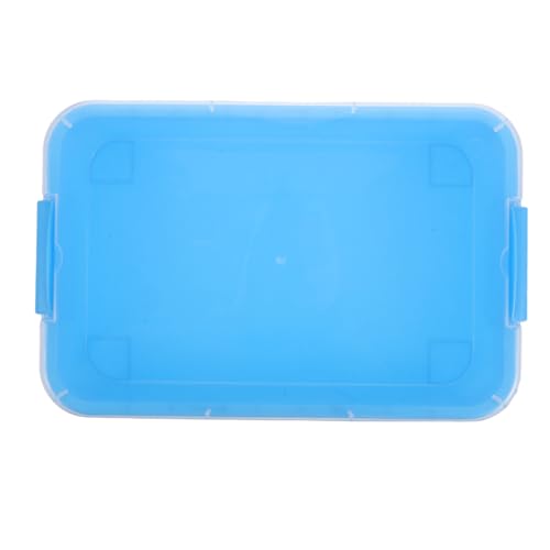 Toddmomy Kunststoff-Sandkasten Mit Deckel Tragbarer Sensorischer Sandkastenbehälter Zum Spielen Drinnen Und Draußen Für Zu Hause Und Im Kindergarten (Himmelblau) von Toddmomy