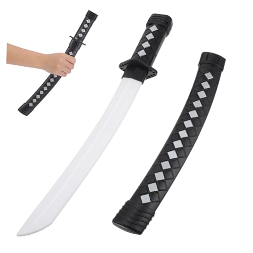 Toddmomy Kunststoff Spielzeugschwert Strapazierfähiges Leichtes Ninja Kostüm Zubehör für Fasching und Halloween Interaktives Party Robust und Sicher für Jungen und Mädchen von Toddmomy