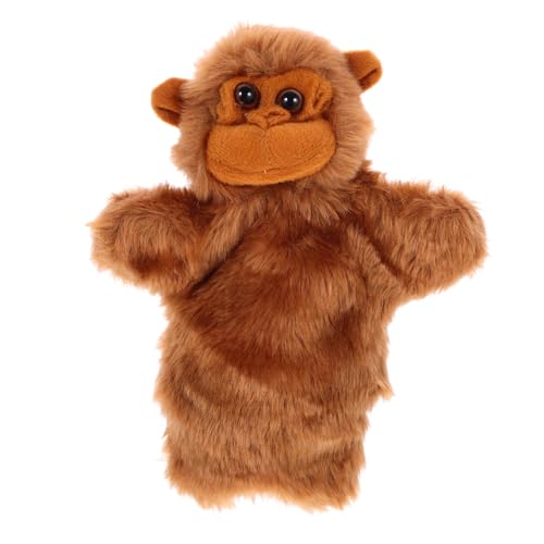 Toddmomy Kuschelige Gorilla Handpuppe für Interaktives Erzählspielzeug Leichte Plüsch Handpuppe zur Motorischer Fähigkeiten und Kommunikation für Vorschulkinder und Rollenspiele Toddmomy Kuschelige Gorilla Handpuppe für Interaktives Erzählspielzeug Leichte Plüsch Handpuppe zur Motorischer Fähigkeiten und Kommunikation für Vorschulkinder und Rollenspiele von Toddmomy