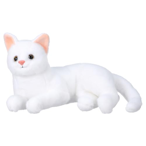 Toddmomy Kuschelige Katzenpuppe Weiches Plüschspielzeug für Cartoon Design als Schlafkissen und Raumdekoration für Spiel und Komfort von Toddmomy